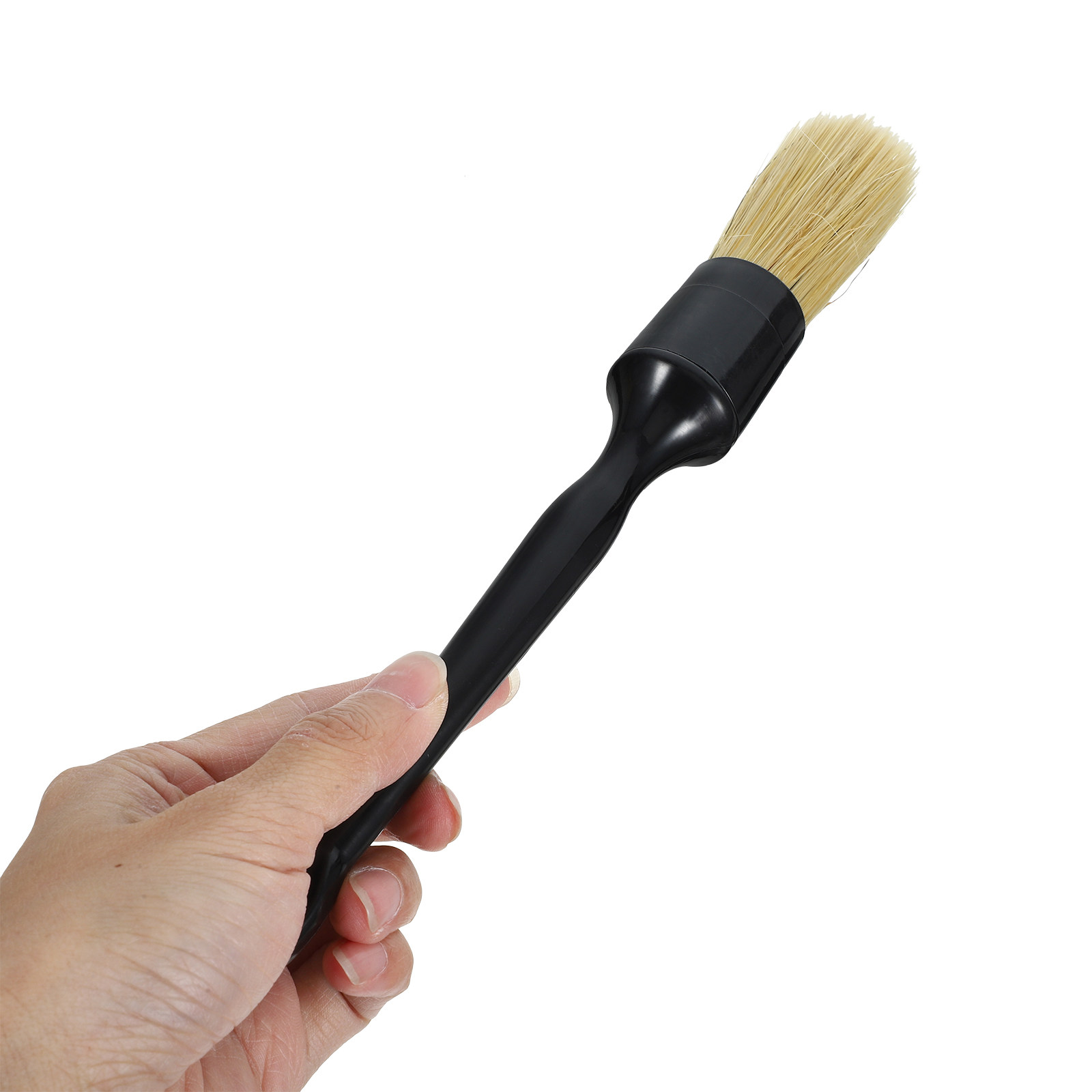 Car Detailing Brush Set Boar Hair Interior - 1 conjunto de escovas para limpeza