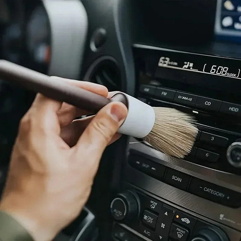 Conjunto de 3 Escovas para Det - Car Detailing Brush Set Boar Hair Interior avaliação e preço