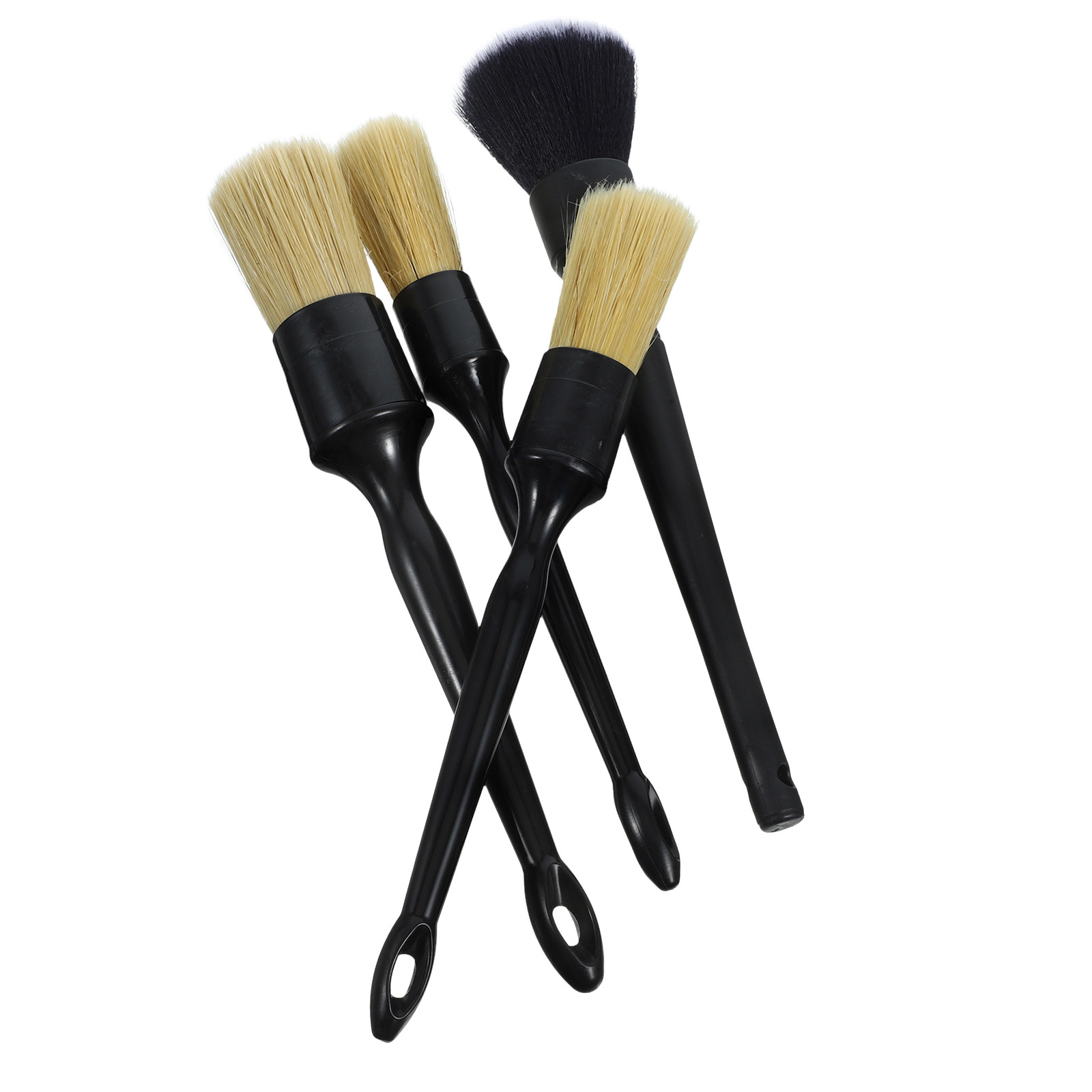 1 conjunto de escovas para lim - Car Detailing Brush Set Boar Hair Interior avaliação e preço