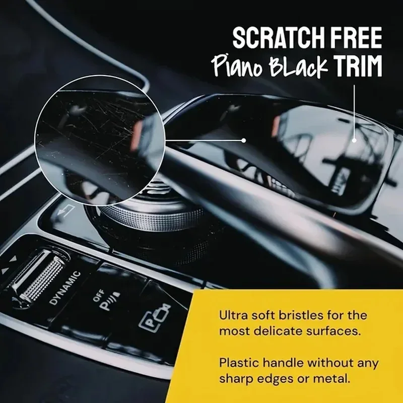 Conjunto de 3 Escovas para Det - Car Detailing Brush Set Boar Hair Interior avaliação e preço