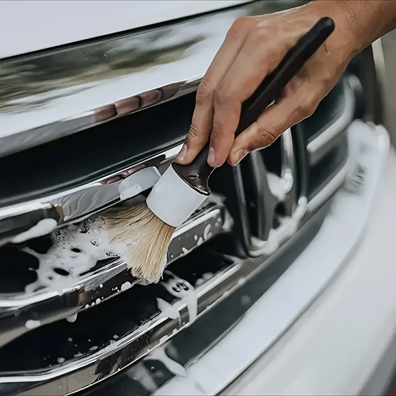 Conjunto de 3 Escovas de Detal - Car Detailing Brush Set Boar Hair Interior avaliação e preço