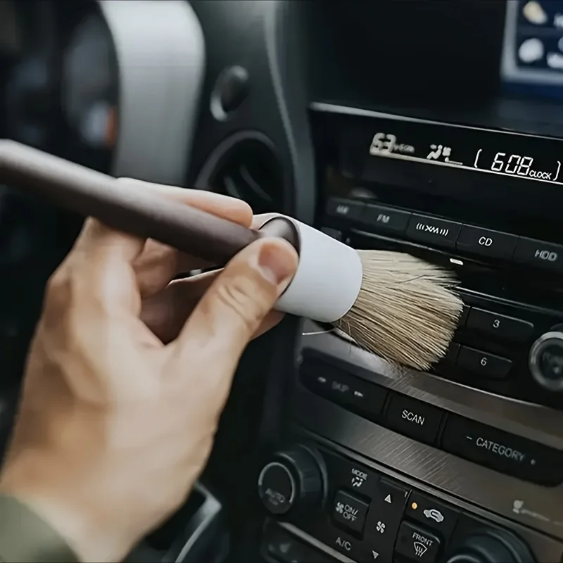 Conjunto de 3 Escovas de Detal - Car Detailing Brush Set Boar Hair Interior avaliação e preço