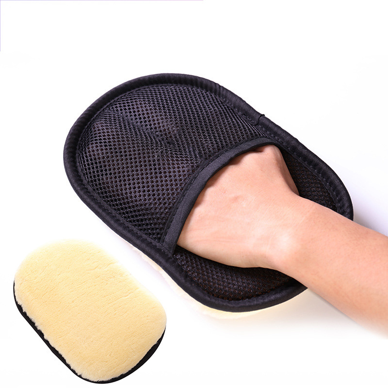 Luva de lavagem de carros em m - Car Detailing Wash Mitt Microfiber Wool avaliação e preço