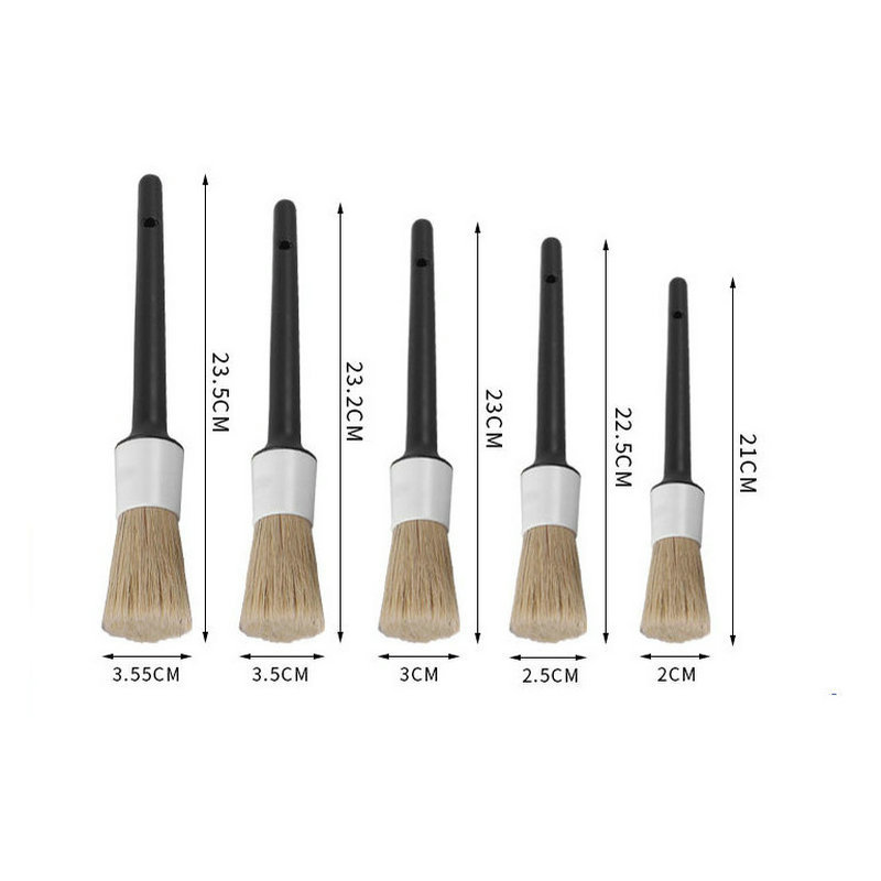 Conjunto de 50 Escovas de Deta - Car Detailing Brush Set Boar Hair Interior avaliação e preço