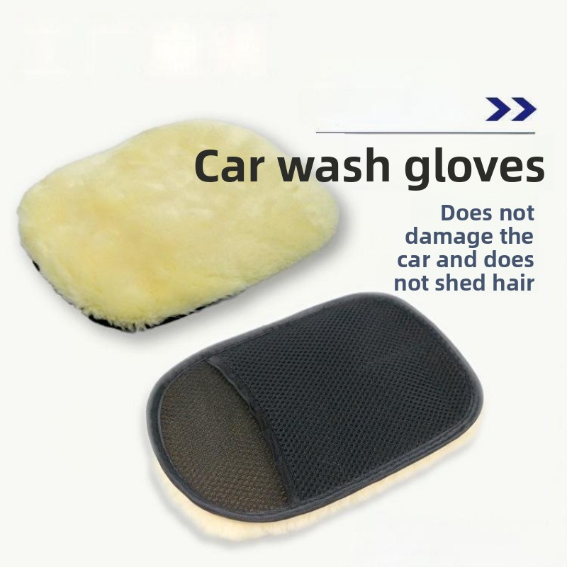 Luva de Lã para Lavagem de Car - Car Detailing Wash Mitt Microfiber Wool avaliação e preço