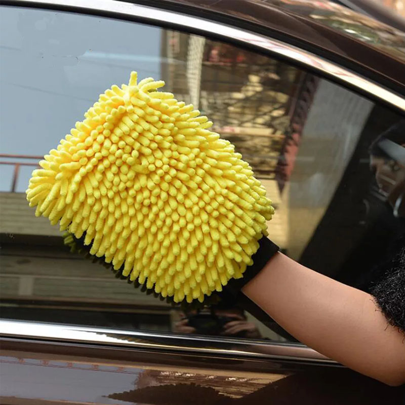 Luva de Microfibra Chenille Im - Car Detailing Wash Mitt Microfiber Wool avaliação e preço