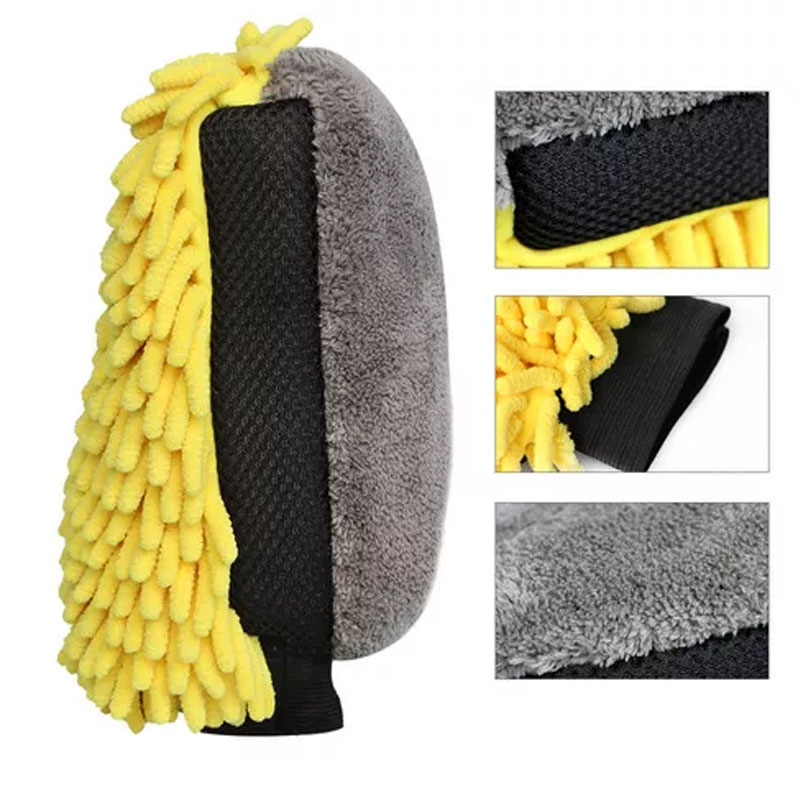 Luva de Microfibra Chenille Im - Car Detailing Wash Mitt Microfiber Wool avaliação e preço