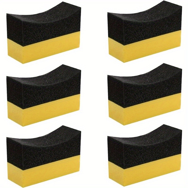 Almofadas Aplicadoras de Brilh - Tire Shine Applicator Curved Sponge Brush avaliação e preço