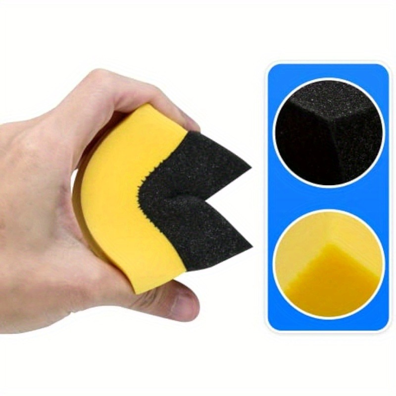 Almofadas Aplicadoras de Brilh - Tire Shine Applicator Curved Sponge Brush avaliação e preço