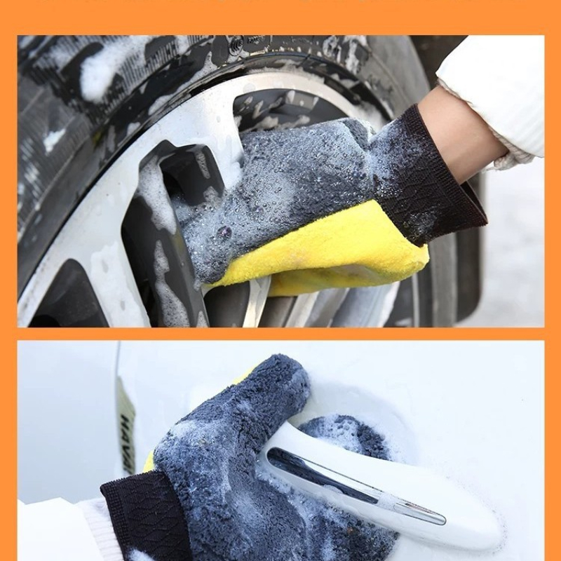 Luvas de microfibra para lavar - Car Detailing Wash Mitt Microfiber Wool avaliação e preço