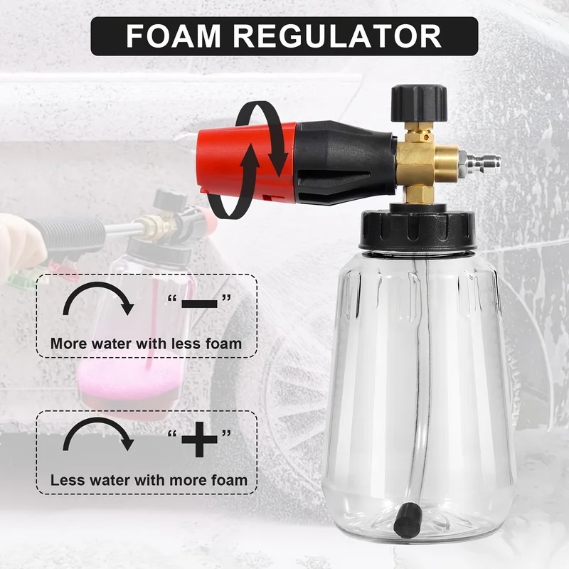 Canhão de Espuma Ajustável de  - Foam Cannon Pressure Washer Wide Mouth avaliação e preço