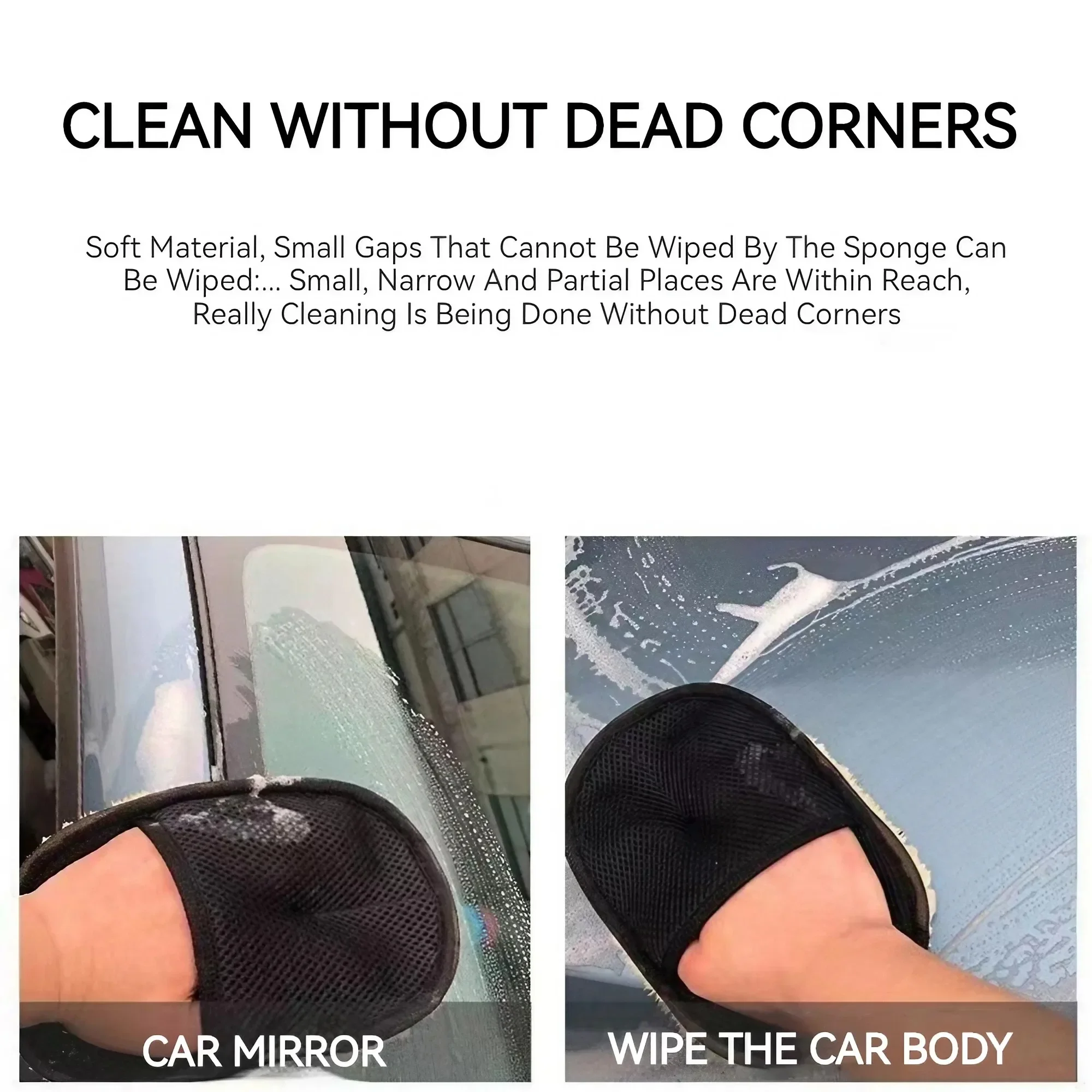 Luvas de Limpeza de Carro em M - Car Detailing Wash Mitt Microfiber Wool avaliação e preço