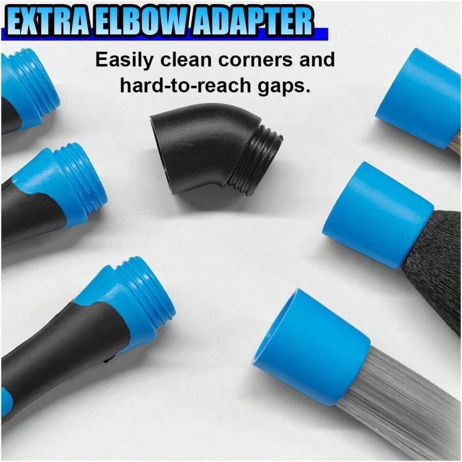 Conjunto de 3 Escovas para Det - Car Detailing Brush Set Boar Hair Interior avaliação e preço